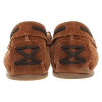 Miu Miu Slippers/Ballerinas Suede in Brown