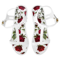 Dolce & Gabbana Sandali con rose rosse