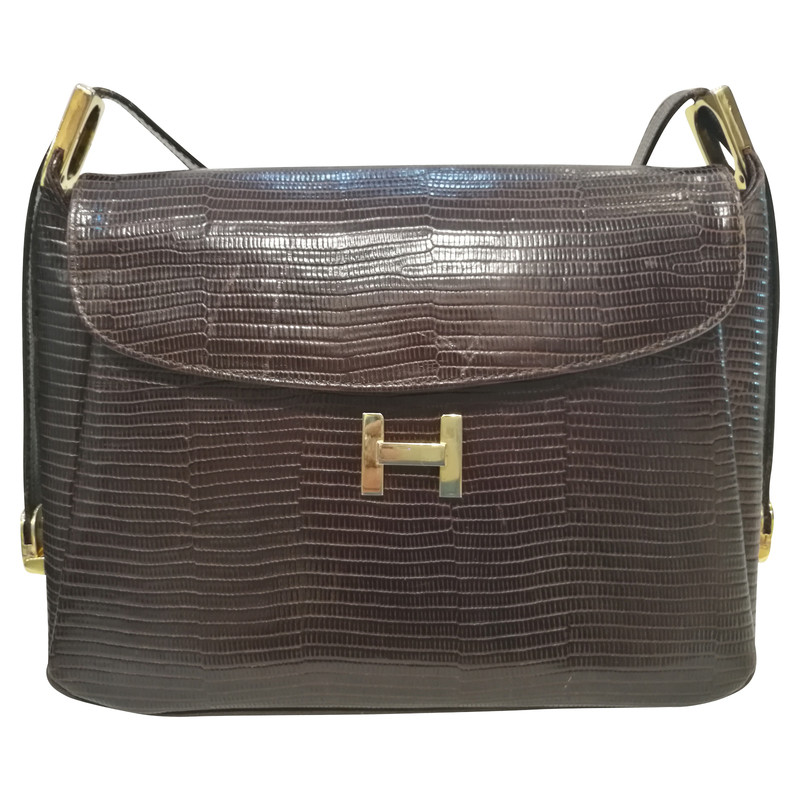 Hermès Lizard leather bag