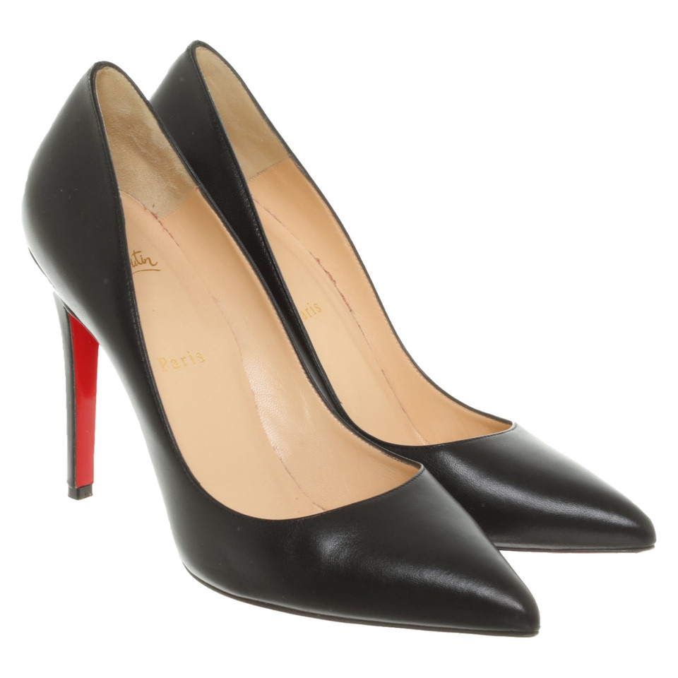 Christian Louboutin Pigalle aus Leder in Schwarz