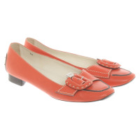 Tod's Slippers/Ballerinas Leather in Orange