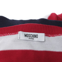 Moschino Striped cardigan in red / white / blue