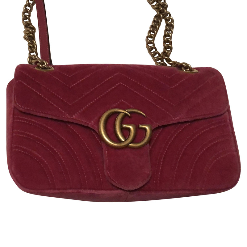 Gucci GG Marmont Velvet Shoulder Bag in 