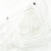 Roberto Cavalli Jeans aus Baumwolle in Weiß