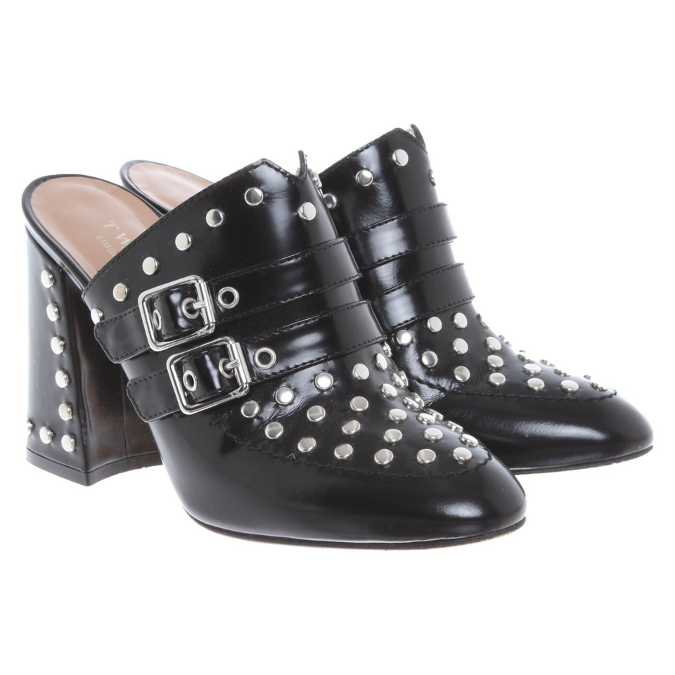 Twin Set Simona Barbieri Pumps/Peeptoes Leather in Black