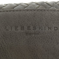 Liebeskind Berlin Clutch aus Leder in Grau