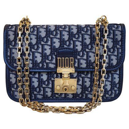 Dior Addict Oblique aus Canvas in Blau