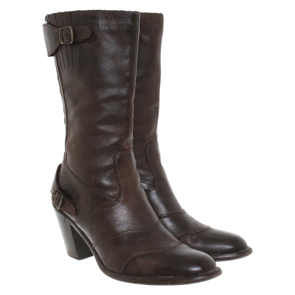 Belstaff Ankle boots Leather in Brown