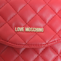 Moschino Love Sac à bandoulière en Cuir en Rouge