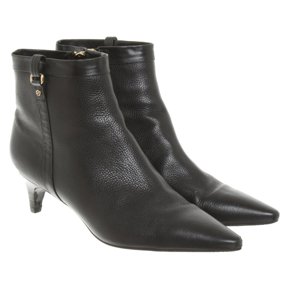 Hugo Boss Bottines en Cuir en Noir