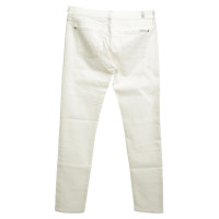 7 For All Mankind Jeans cream white