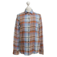 J. Crew Blouse with check pattern