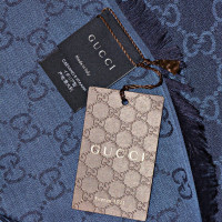 Gucci Guccissima doek in blauw