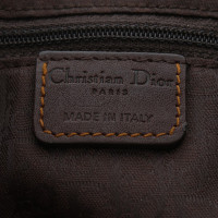 Christian Dior Gaucho Saddle Bag in Pelle in Marrone