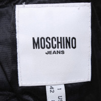 Moschino Love Gewatteerde jas in zwart