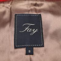 Fay Giacca/Cappotto in Cotone in Rosso