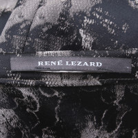 René Lezard Pencil skirt with pattern