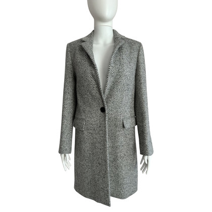 Jigsaw Jacke/Mantel aus Wolle in Grau