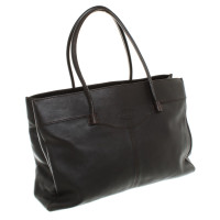 Tod's Leather handbag in dark brown