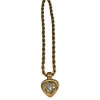 Christian Dior collier avec pendentif coeur