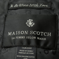 Maison Scotch Vest Wool in Black