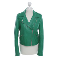 Claudie Pierlot Veste en cuir style motard