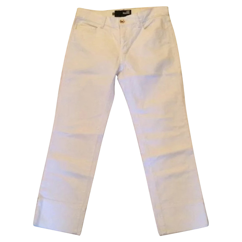 Moschino Love jeans blanc