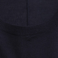 Donna Karan pull en tricot en bleu foncé