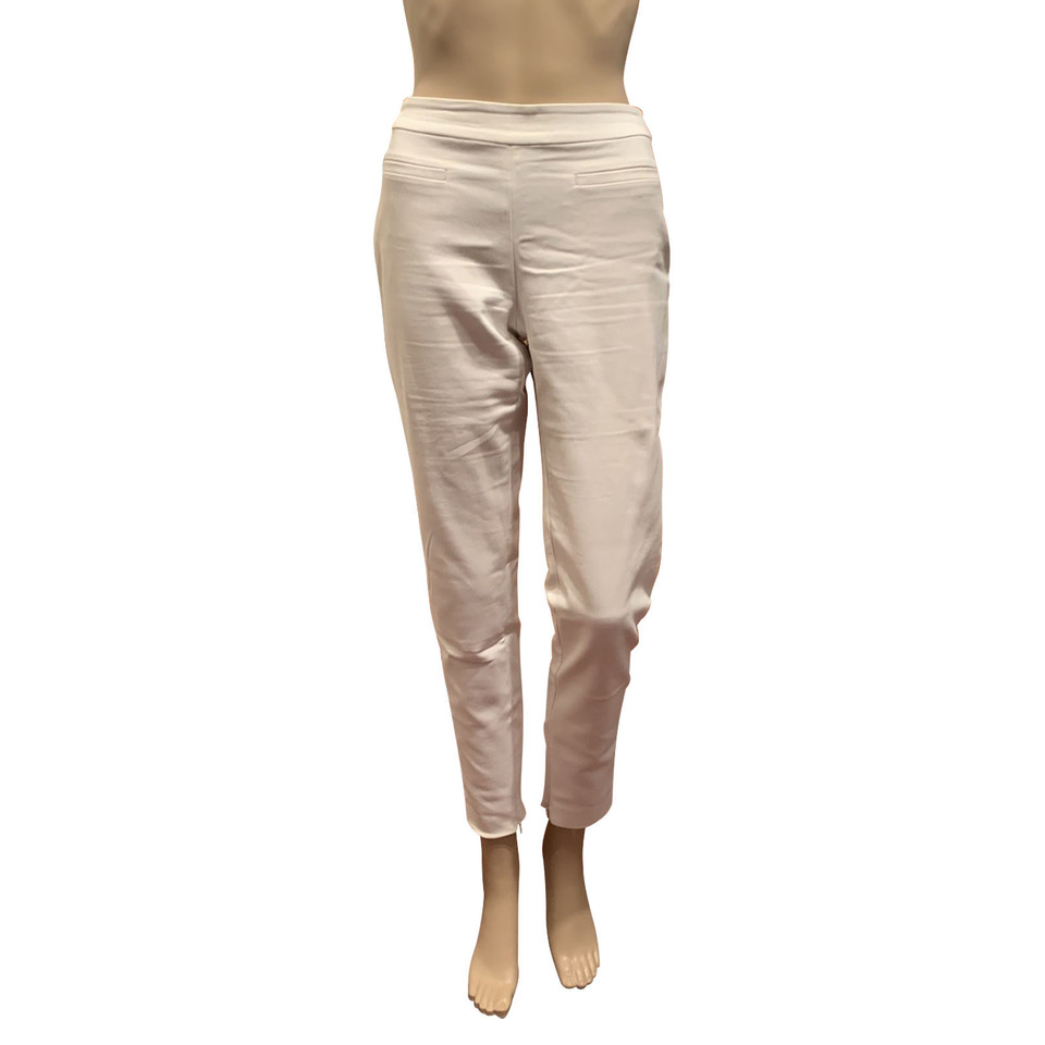 Max Mara Paio di Pantaloni in Cotone in Beige