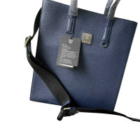 Mcm Tote bag Leather in Blue