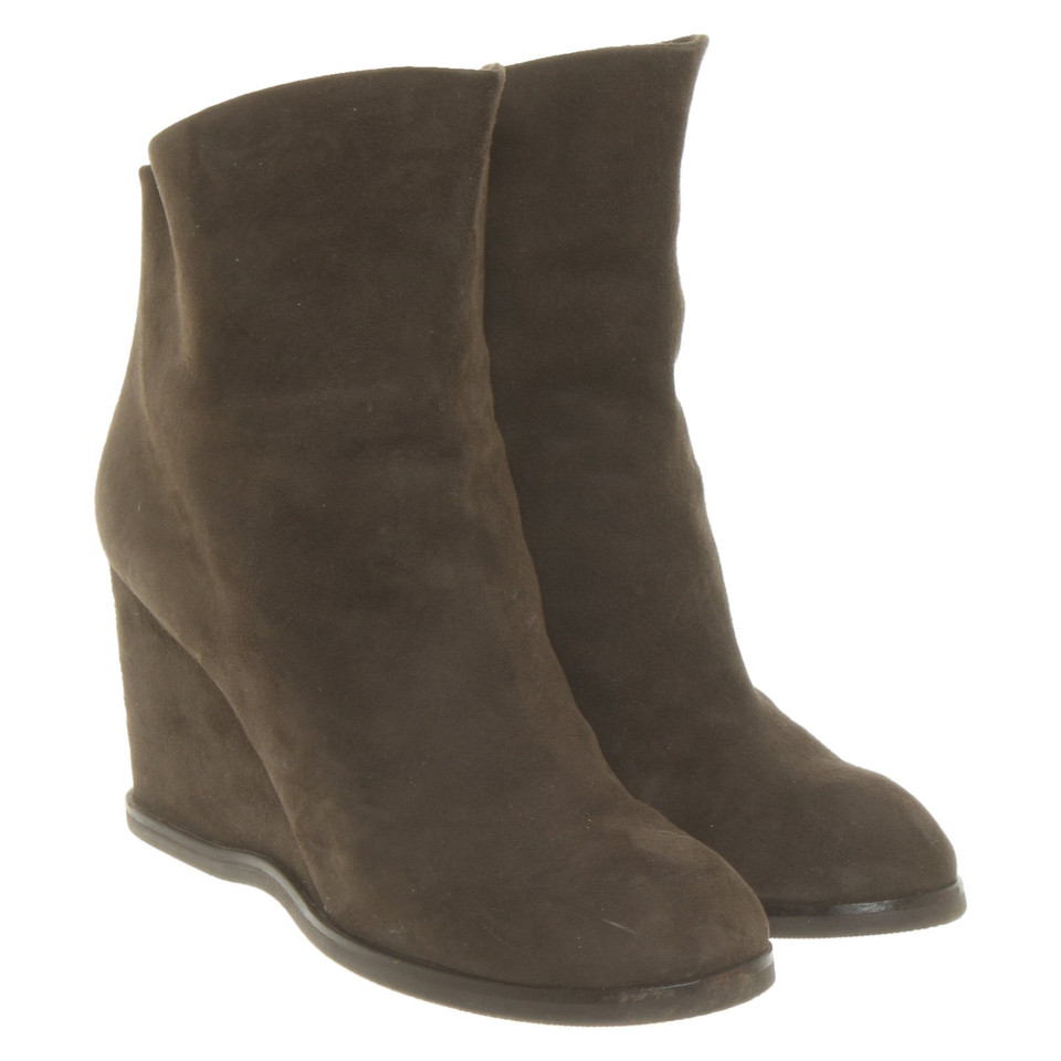 Marc Cain Ankle boots Suede in Grey