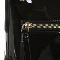 Roger Vivier Handtasche aus Lack- und Wildleder