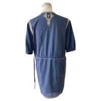 Isabel Marant Etoile Kleid aus Baumwolle in Blau