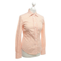 René Lezard Bluse in Bicolor