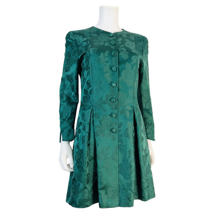 Rena Lange Jacke/Mantel aus Seide in Grün