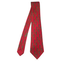 Hermès Accessoire aus Seide in Rot