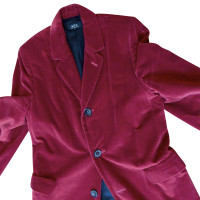 A.P.C. Coat Red Velvet
