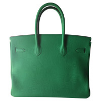 Hermès Birkin Bag 35 in Pelle in Verde