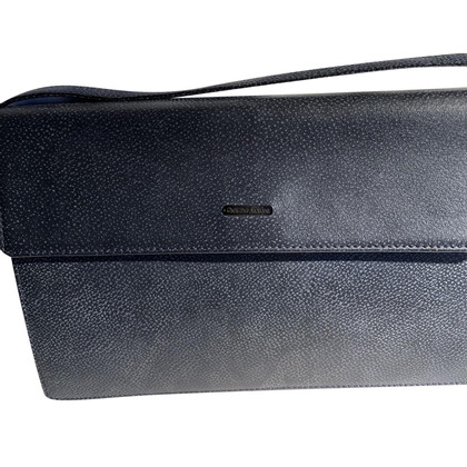 Giorgio Armani Shoulder bag Leather in Blue
