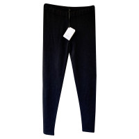 Snobby Sheep Paire de Pantalon en Soie en Noir