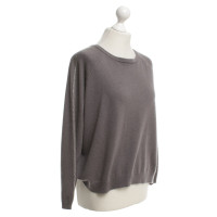 Brunello Cucinelli Pull en maille couleur taupe