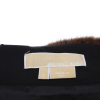Michael Kors Dress with fur trim in mini-length