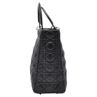 Christian Dior Lady Dior Large en Cuir en Noir