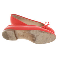 Chanel Slippers/Ballerinas Leather in Red