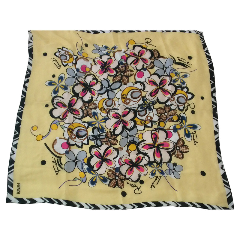 Fendi Silk floral print