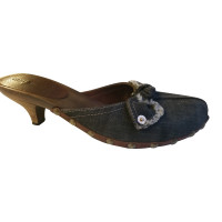 Miu Miu Holzclogs mit Pfennigabsatz