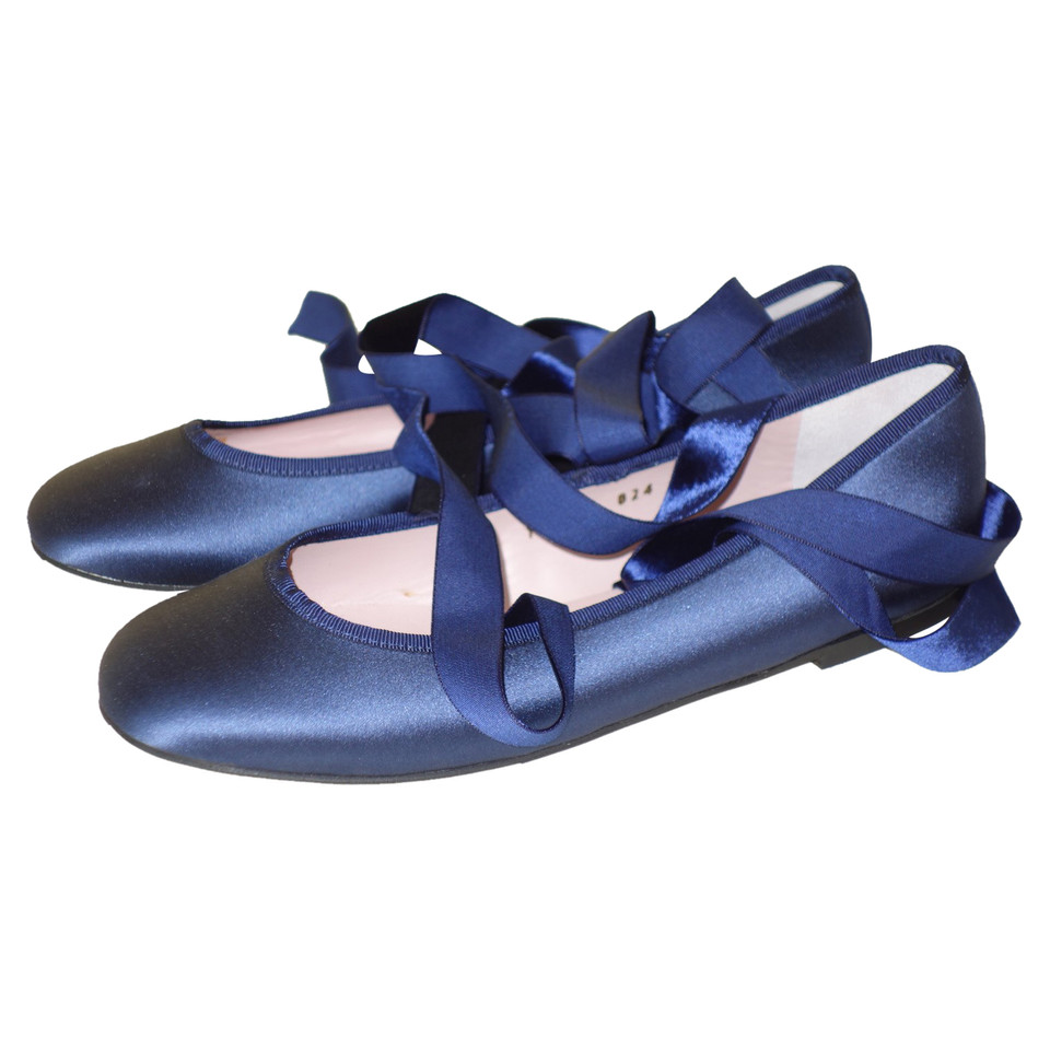 Pretty Ballerinas Slippers/Ballerinas in Blue