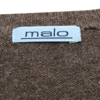 Malo Cashmere Cardigan in Brown