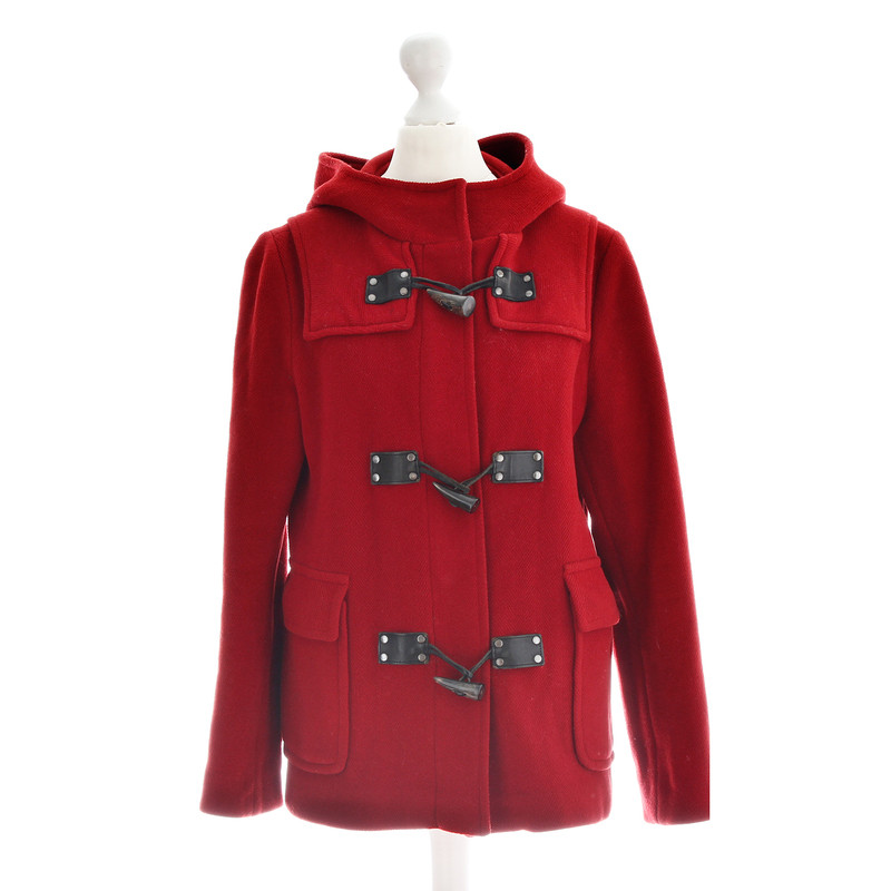 Burberry Red Duffle coat 