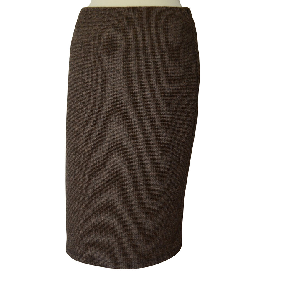 Max Mara bruine tweed midi